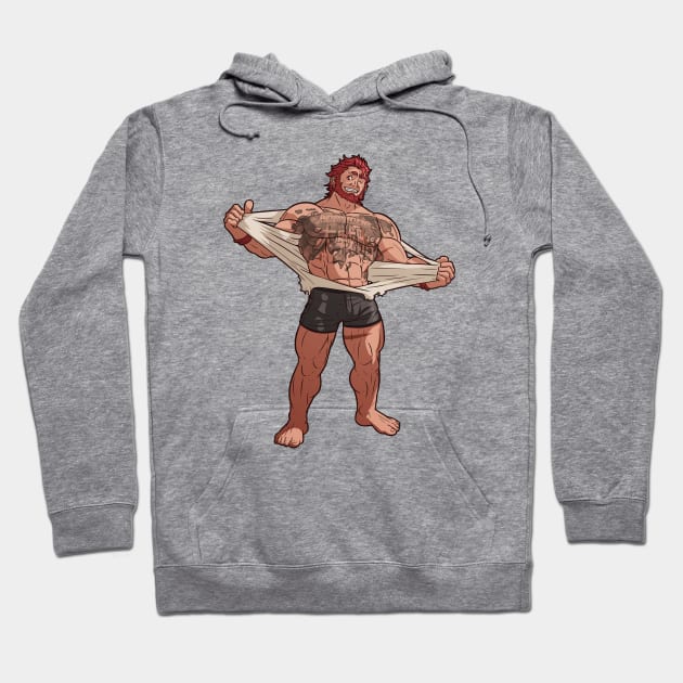 T-shirt ripped appart +Iskandar FGO+ Hoodie by leomon32